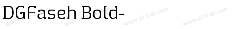 DGFaseh Bold字体转换